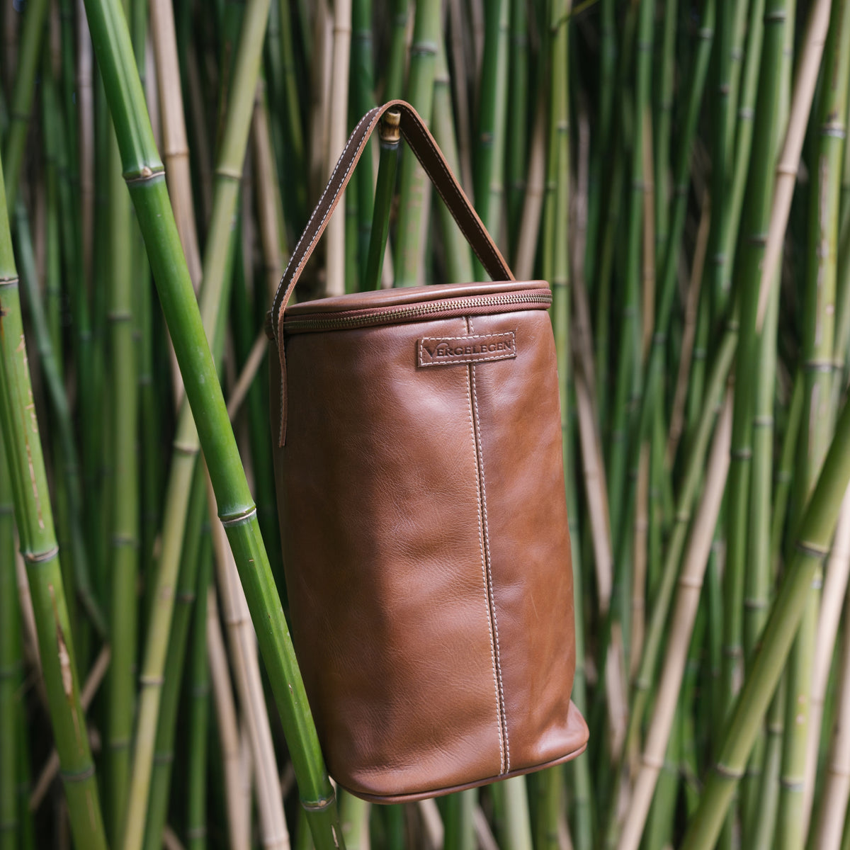 Leather Wine Bag Two Bottle