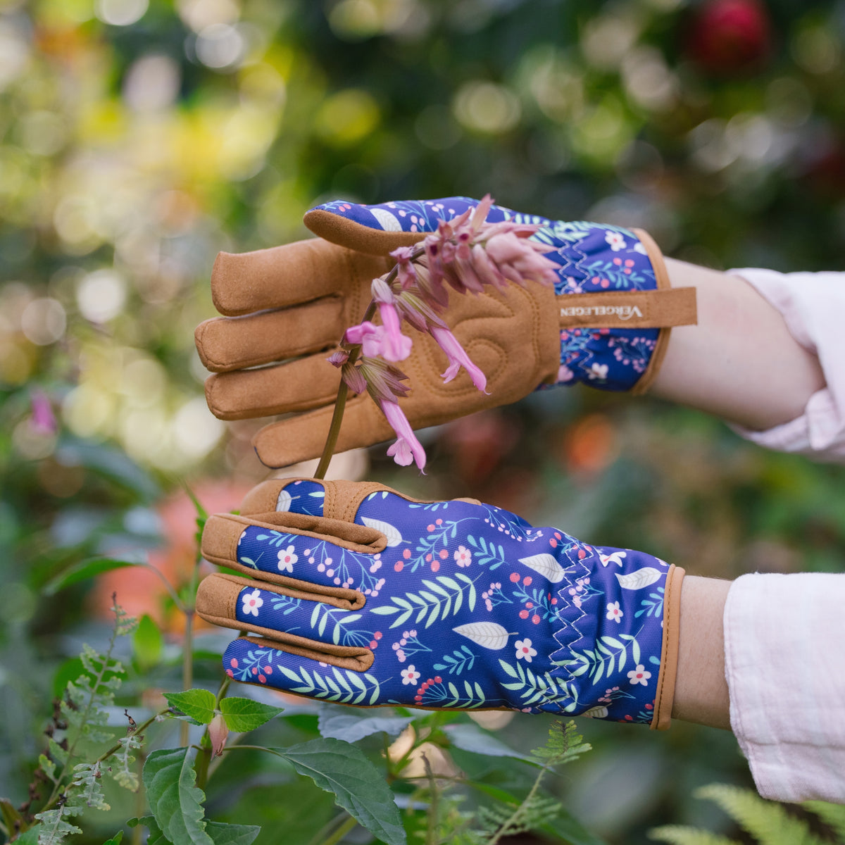 Vergelegen Garden Gloves - Blue Floral