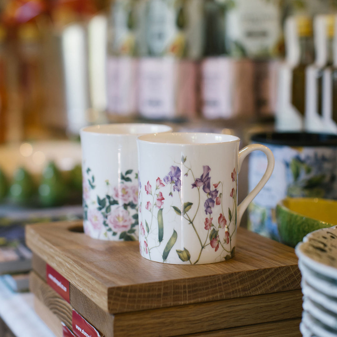Floral Fine Bone China Mug